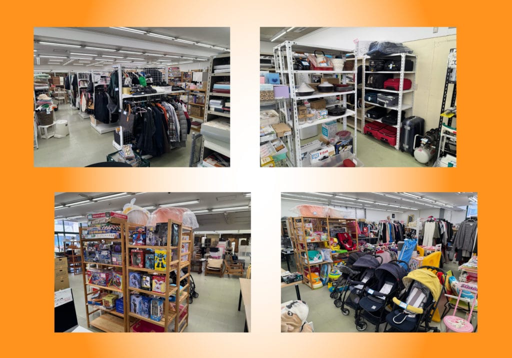 スポーツ用品、ベビー用品、洋服